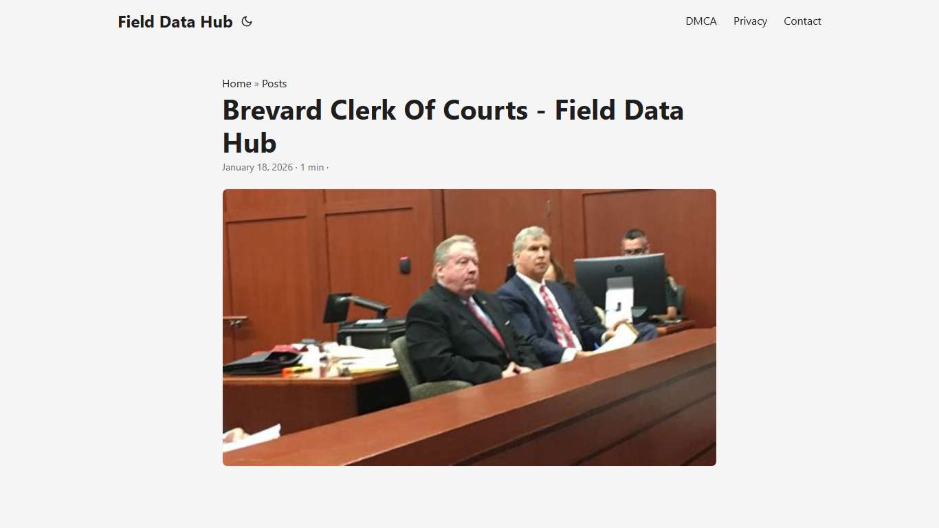 Brevard Clerk Of Courts - Field Data Hub